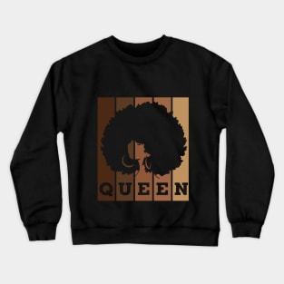 Black Queen Black Lives Matter Melanin Crewneck Sweatshirt